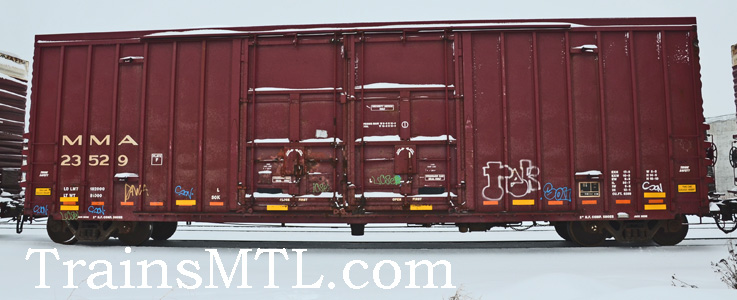 Car/wagon MMA23529 left side / coté gauche